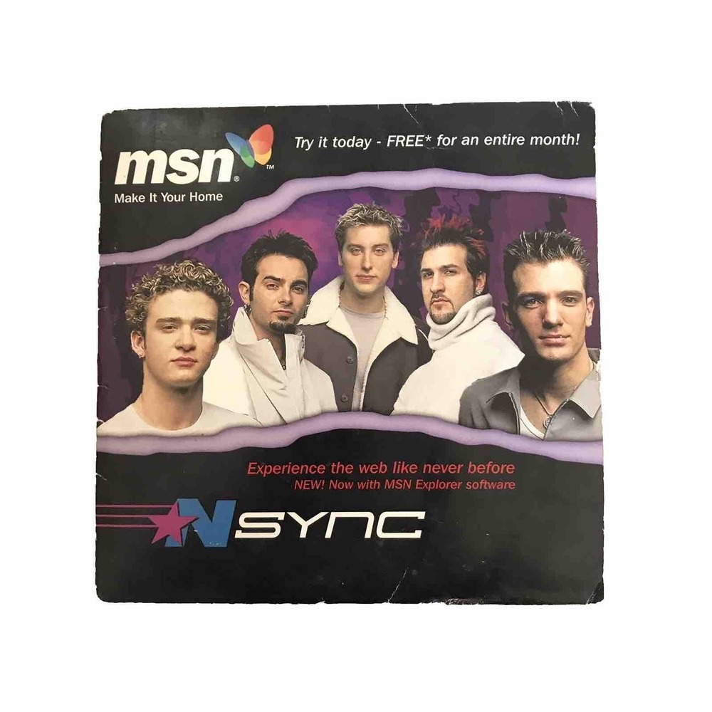 nSync CD Rom MSN Internet Browser PC